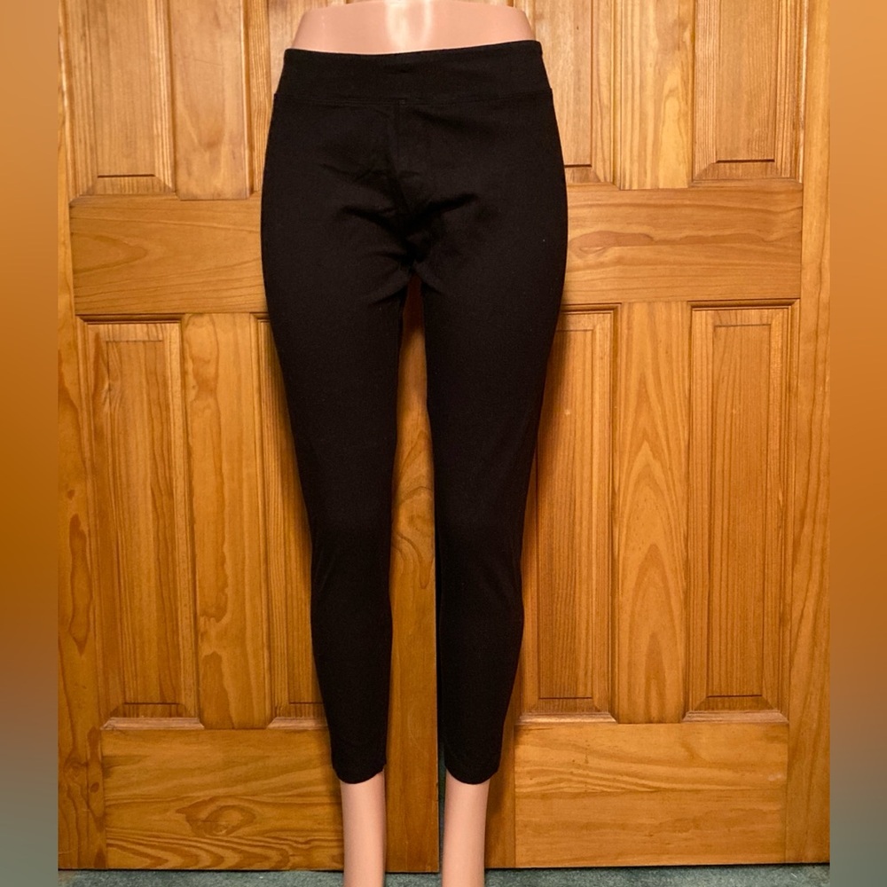 NWOT Stretch Leggings Vintage 80s 90s Black Size XL Extra Large